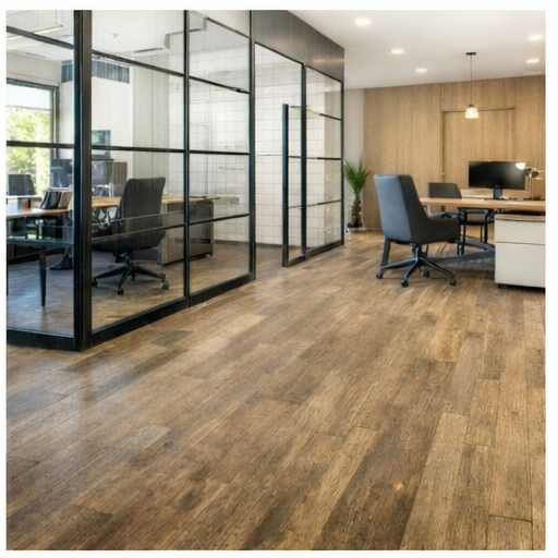 Luxury vinyl plank flooring installation